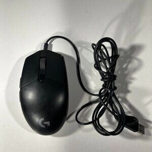 Logitech G203 Lightsync Wired Gaming Mouse Video Games Computer Light Sync Black